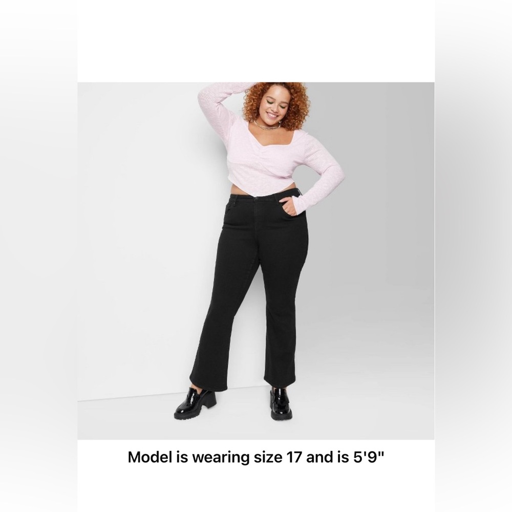 Womens low rise flare jeans
